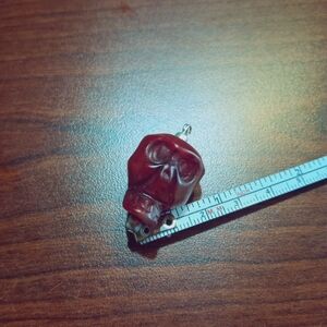 Red Skull Pendant
